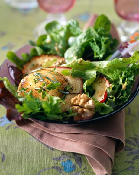 16 idées de salade sucré salé ! salade sucrée salée chevre chaud
