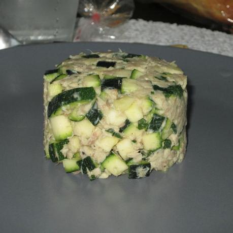 Tartare de courgette et maquereau à la menthe IMG_5330