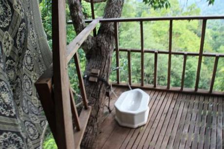 Toilettes de la tree house -  Nam Kan Park - Laos
