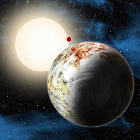 Image d'artiste du système Kepler-10