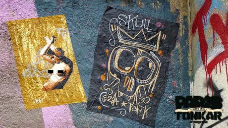 Collages, pochoirs et peinture aux Frigos :: Juin 2014 :: Paris