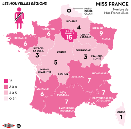 La nouvelle France en sept cartes régionales