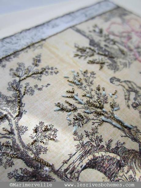 Collection Marimerveille Cartes et Toile de Jouy Marimerveille détail 2 Carte toile de jouy 4