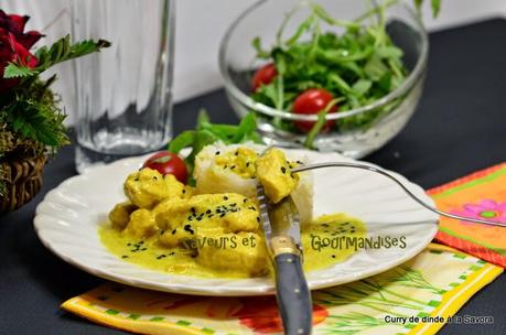 Curry de dinde à la Savora. Curry de dinde à la Savora.