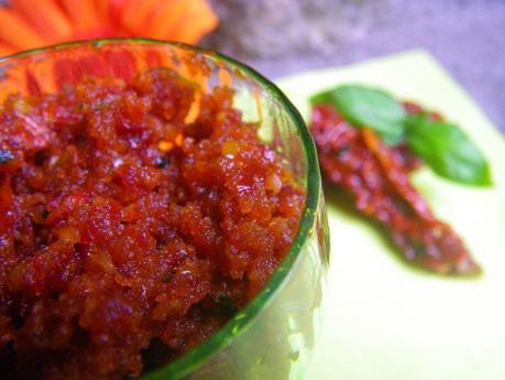 Tagliatelles au pesto de tomates séchées pesto-tomates
