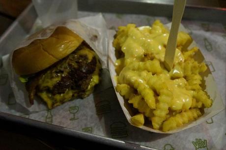 Burger Shake shack - Londres Shake shack burger - Weekend à Londres la capitale anglaise