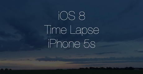 iOS 8 : une jolie vidéo de time lapse sur iPhone 5S iOS 8 time lapse iPhone 5S