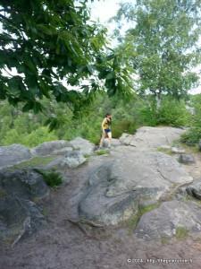 Running a deux en Foret de FONTAINEBLEAU 20140608_154954