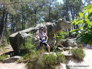Running a deux en Foret de FONTAINEBLEAU 20140608_134207