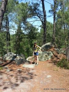 Running a deux en Foret de FONTAINEBLEAU 20140608_140040