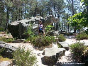 Running a deux en Foret de FONTAINEBLEAU 20140608_134200