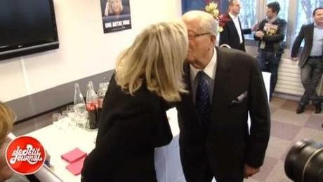 Les Le Pen père et fille mettent en scène leur Les Le Pen père et fille mettent en scène leur