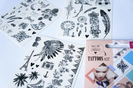 Bourjois faux tatouages Make my Lemonade Tattoos kit test avis Bourjois faux tatouages Make my Lemonade Tattoos kit test avis