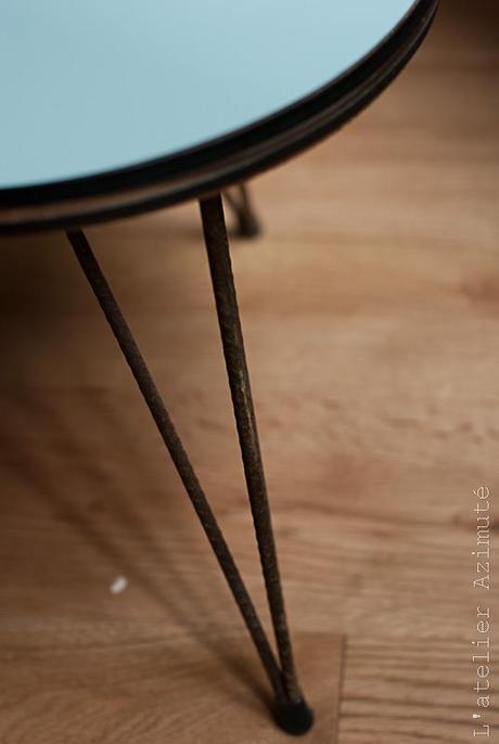 Trois mini-tables tripodes rajeunies #à vendre L-atelier-azimute-tables-basses-tripodes-11