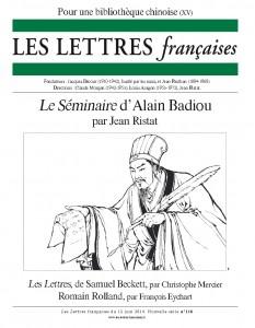 Lettres Françaises, N°116, juin 2014