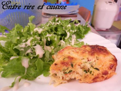 Gratinée de courgettes / lardons / riz Gratinée de courgettes / lardons / riz