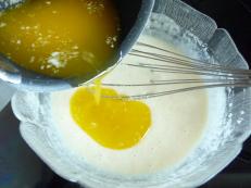 GATEAU TIEDE A L’AMANDE & AUX FRUITS D’ETE P1210409