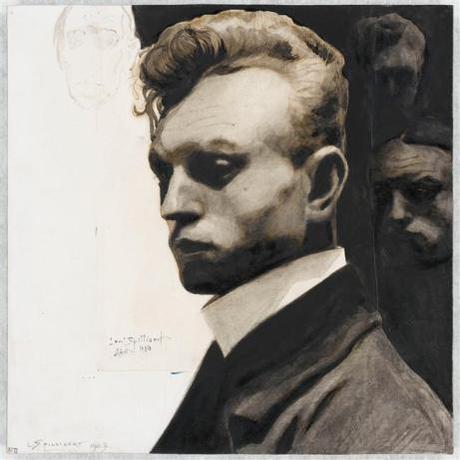 Autoportrait dit aux masques, Spilliaert Léon, 1903(C) ADAGP (C) ADAGP