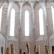 Exposition des oeuvres d’Alain Volut « L’Homme Premier – terre, pierre, arbre, ciel »à l’Abbaye de Beaulieu-en-Rouergue