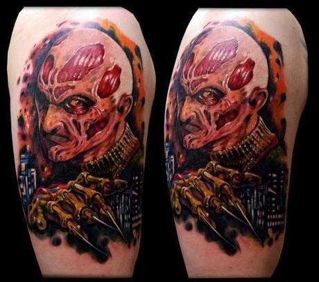 Tattoo-horror-mogwaii-Freddy-Krueger