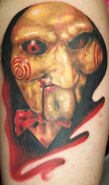 Tattoo-horror-mogwaii-Jigsaw, Saw