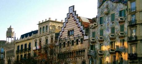 Mon top 10 architecture art nouveau: N°1: La Manzana de la Discordia (Barcelone, Espagne)