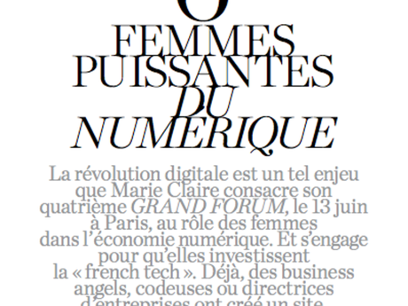 6 femmes puissantes du numérique, Marie Claire