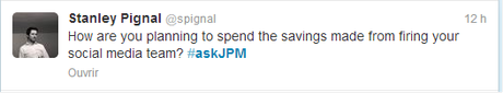 La JPM se ridiculise sur Twitter et réveille la grogne qui sommeille.