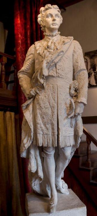 Ludwig statue by Elisabeth Ney, Houston Texas, plaster copy at Herrenchiemsee