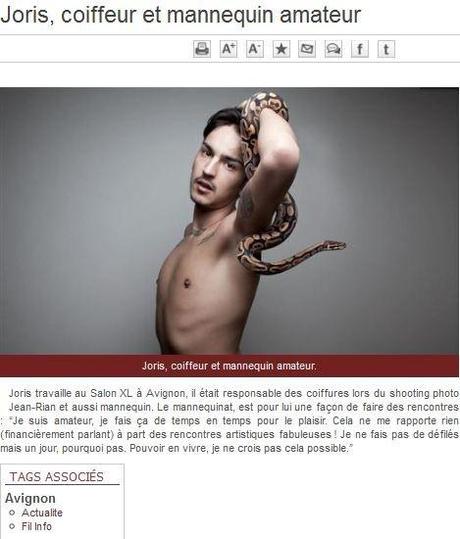 L'article sur Joris Notre Modèle & Coiffeur L'article sur Joris Notre Modèle & Coiffeur