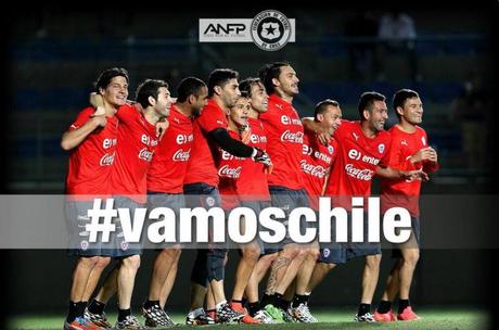 Ce mercredi soir, le Chili rencontre l'Espagne en match de poule de la Coupe du Monde 2014 (photo ANFP)