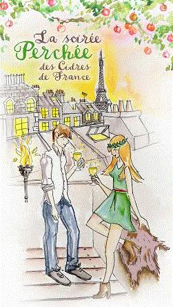 Soirée perchée des Cidres de France, lundi 23 juin à Paris ! On vous y attend… cidres de france