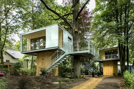 Berlin, des maisons dans les arbres !