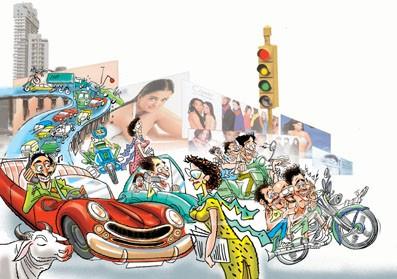 Une reprise sur les chapeaux de roue… inde,conduite,route,accident,policier,flic