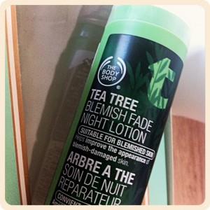 Comment j’ai sauvé ma peau ! arbre a the body shop