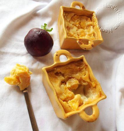 Clafoutis au lait d’amande et cerises ou pêches !! clafoutis nectarine lait amande (1)