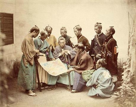 La maison de l'Arbre joueur, roman de Lian Hearn Satsuma-samurai-during-boshin-war