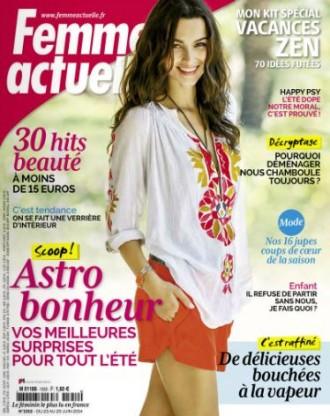 Découvrez votre Horoscope de l’été dans Femme Actuelle en kiosque aujourd’hui femme actuelle astro ete 2014