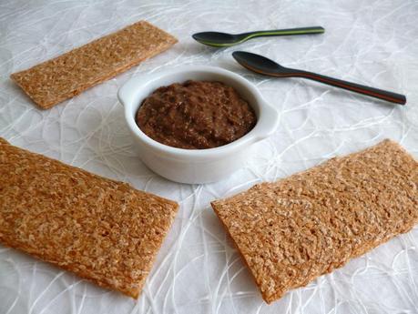 tartinade diététique hyperprotéinée amande cacao noisette (sans beurre et sans sucre) P1140570