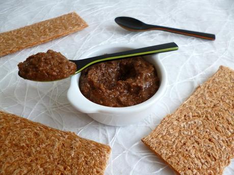 tartinade diététique hyperprotéinée amande cacao noisette (sans beurre et sans sucre) P1140572