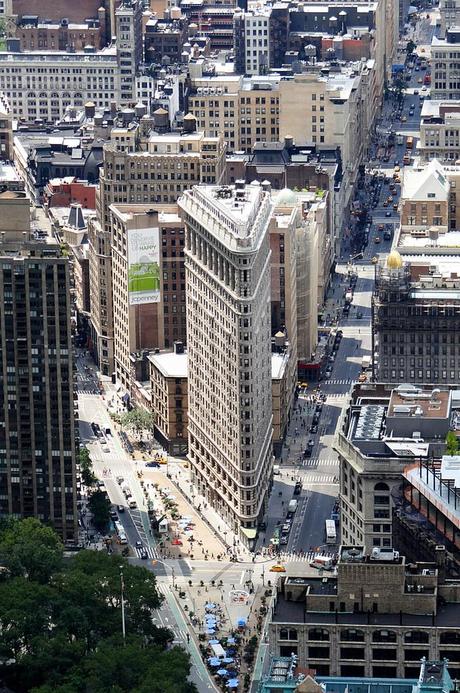 Flatiron building, view from the Empire State