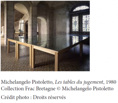 Narcisse, L’image dans l’onde Pistoletto