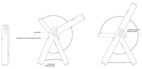 Folding chair par Pawel Kochanski Folding chair par Pawel Kochanski