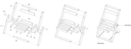 Folding chair par Pawel Kochanski Folding chair par Pawel Kochanski