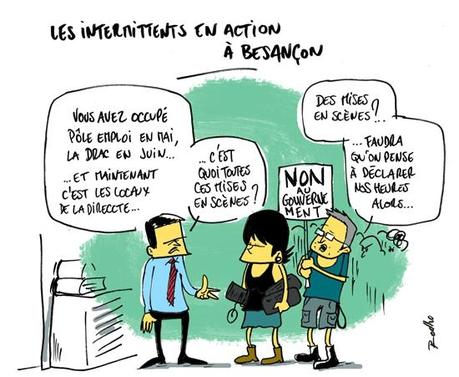 Intermittents en grève, cartes des quartiers pauvres intermittents-grves-2014