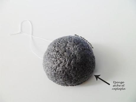 Découverte de l’éponge Konjac : testée, approuvée et adoptée ! Eponge Konjac Peaux Mixtes à Grasses à imperfections 2