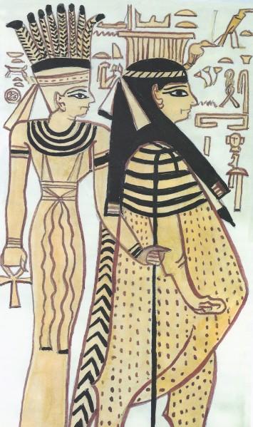 Elle fut exotique, belle, élégante, raffinée, la divine panachée Anouket et le temple d'Ouadi el-Seboua ! (6) en Égypte ancienne ! Anouket---1.jpg
