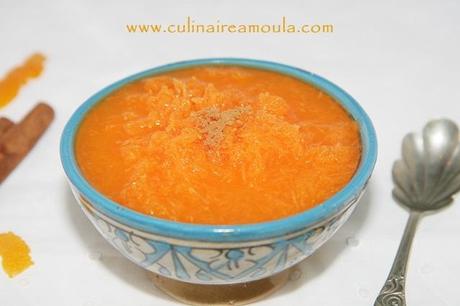 Salade marocaine de carotte à l'orange