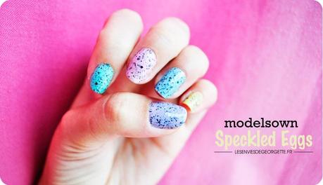 Les vernis Speckled Eggs de Modelsown modelsownoeuf2