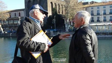 Agde : L’ Ephèbe de nouveau libéré Coulisse du tournage pour les 50 ans de la découverte de l’Éphèbe d'Agde Christian Tourrette le réalisateur et Jacky Fanjaud qui a découvert cette statue